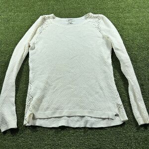 Arizona Jean Co. Women's Long Sleeve Open Knit Pullover Sweater L